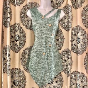 NWT light blue button top